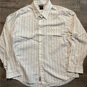 [MEN'S] Tony Hawk Pinstripe Button Down